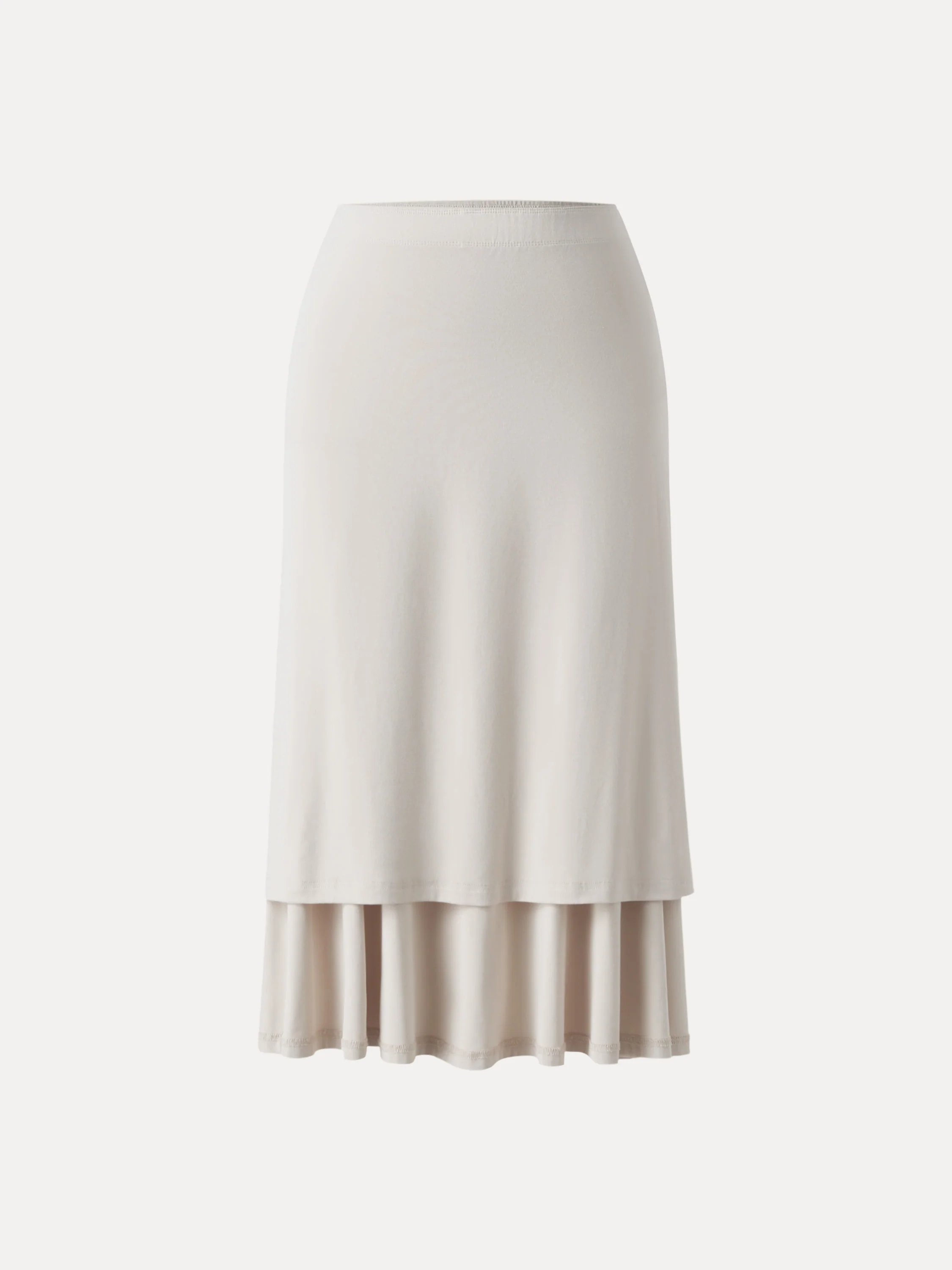 2Pcs Set Front Tucked Spaghetti Brami & A-line Midi Skirt - Image 8