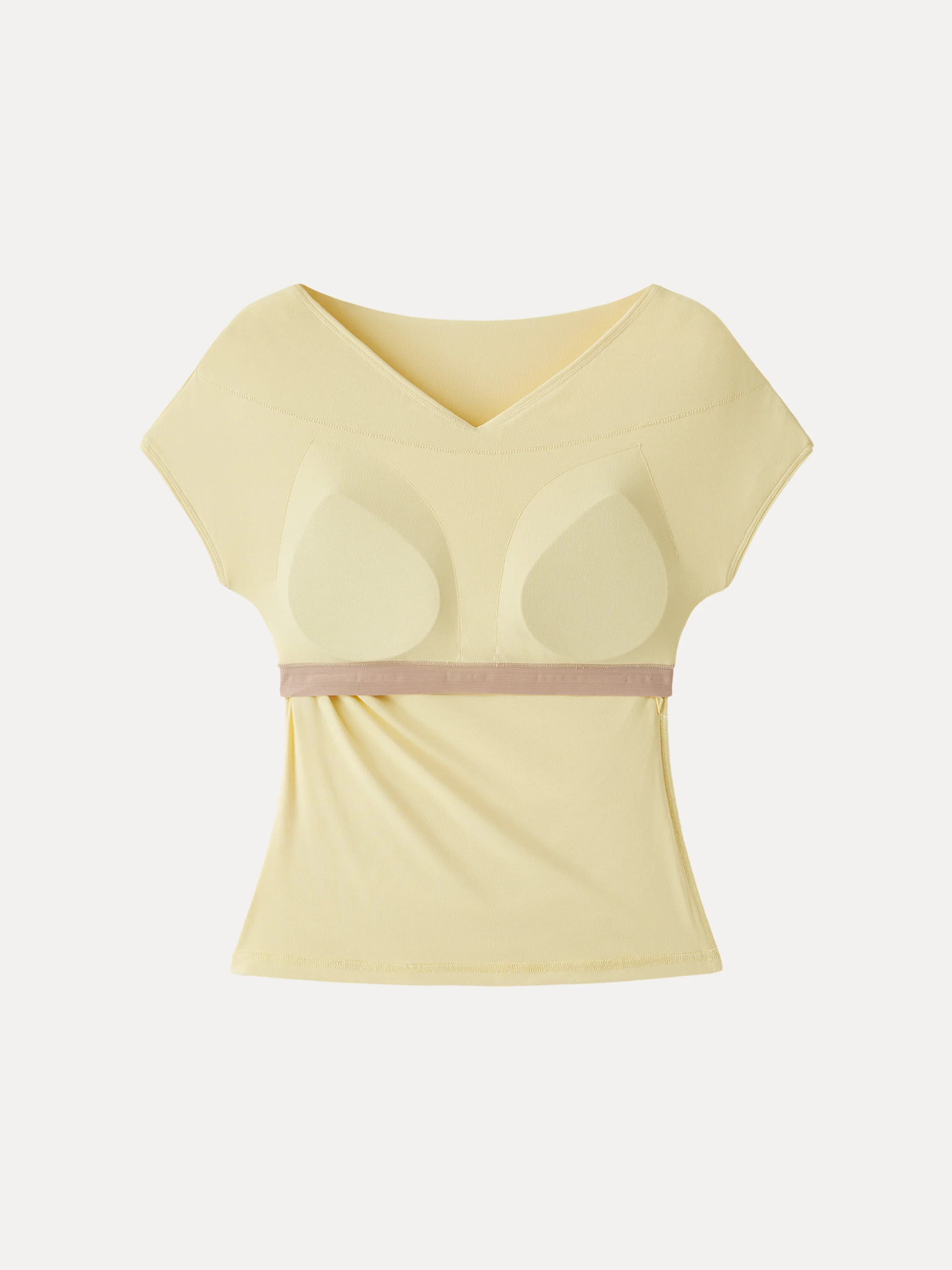SkinKiss Surplice V-Neck Ruching Bra Top - Image 6