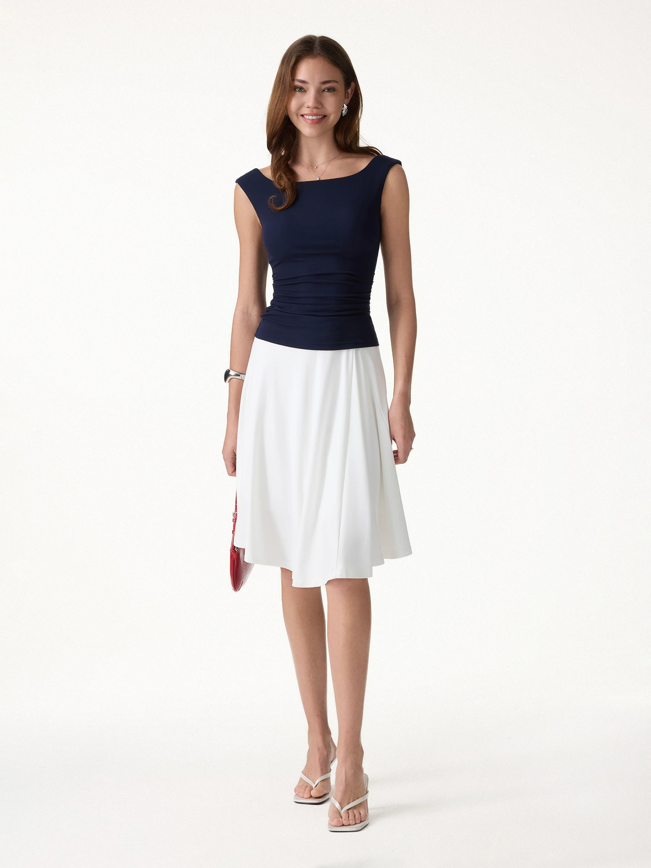 CoolTouch Ponte Midi Circle Skirt - Image 2