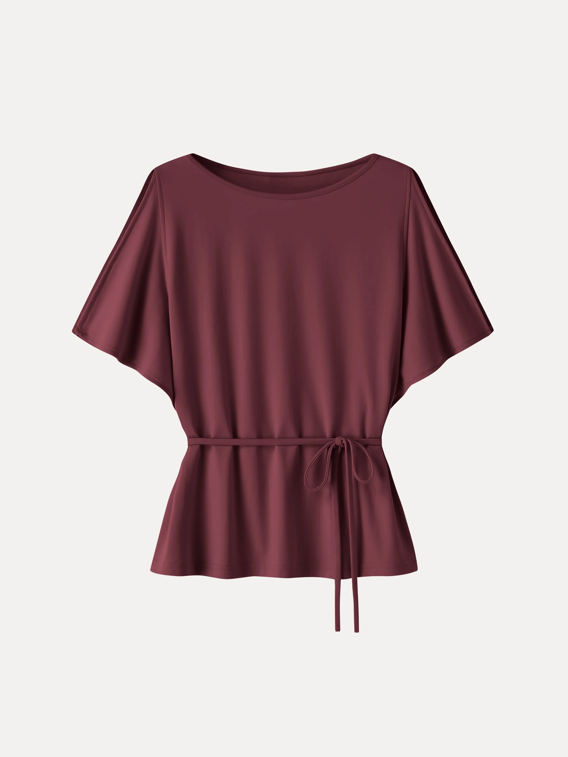 CoolTouch Relaxed Boatneck Self-Tie Top - Image 6