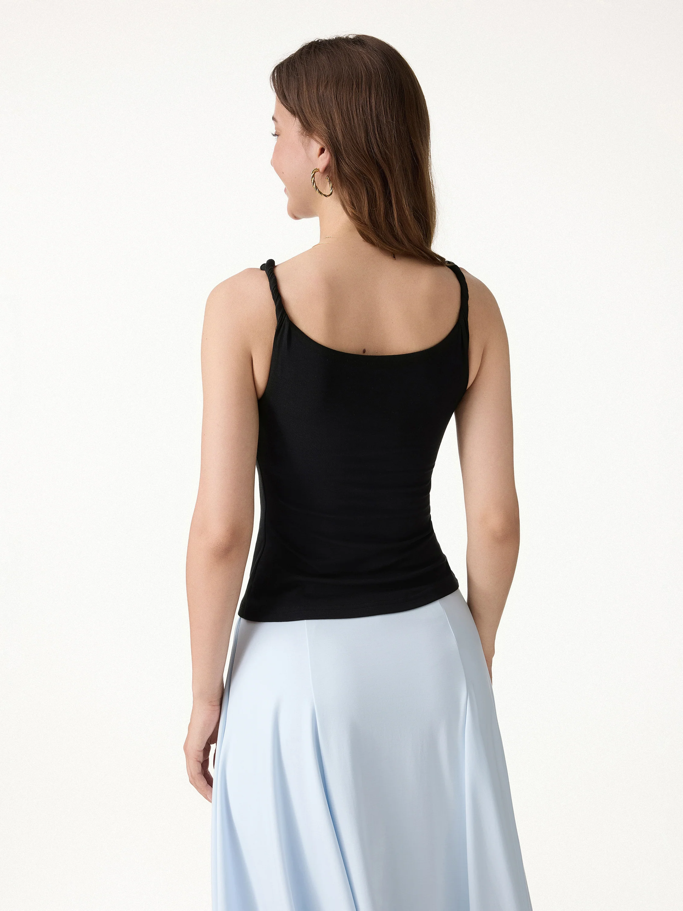 CoolTouch Twisted Strap V-Neck Bra Tank - Image 4