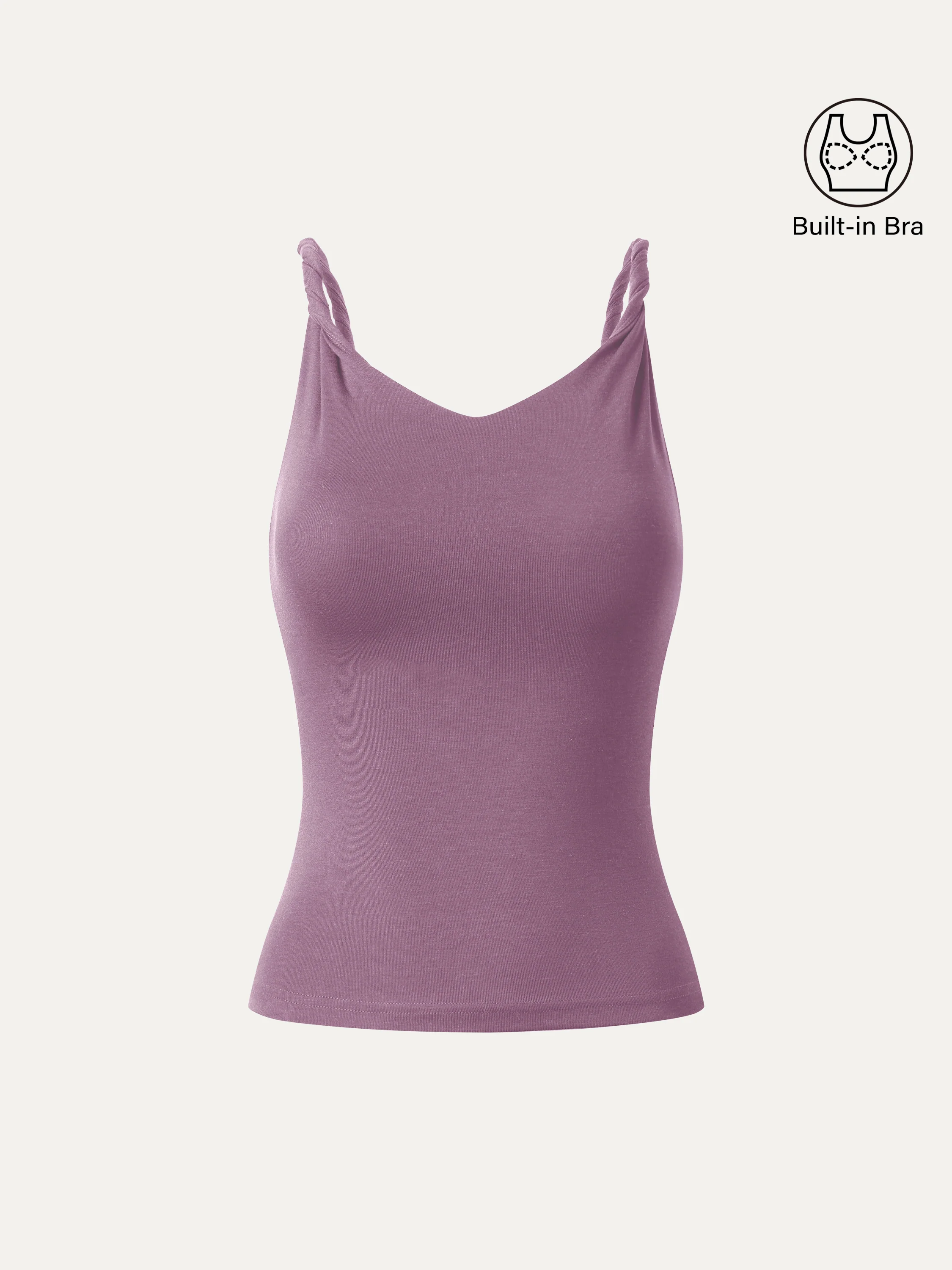 CoolTouch Twisted Strap V-Neck Bra Tank - Image 9