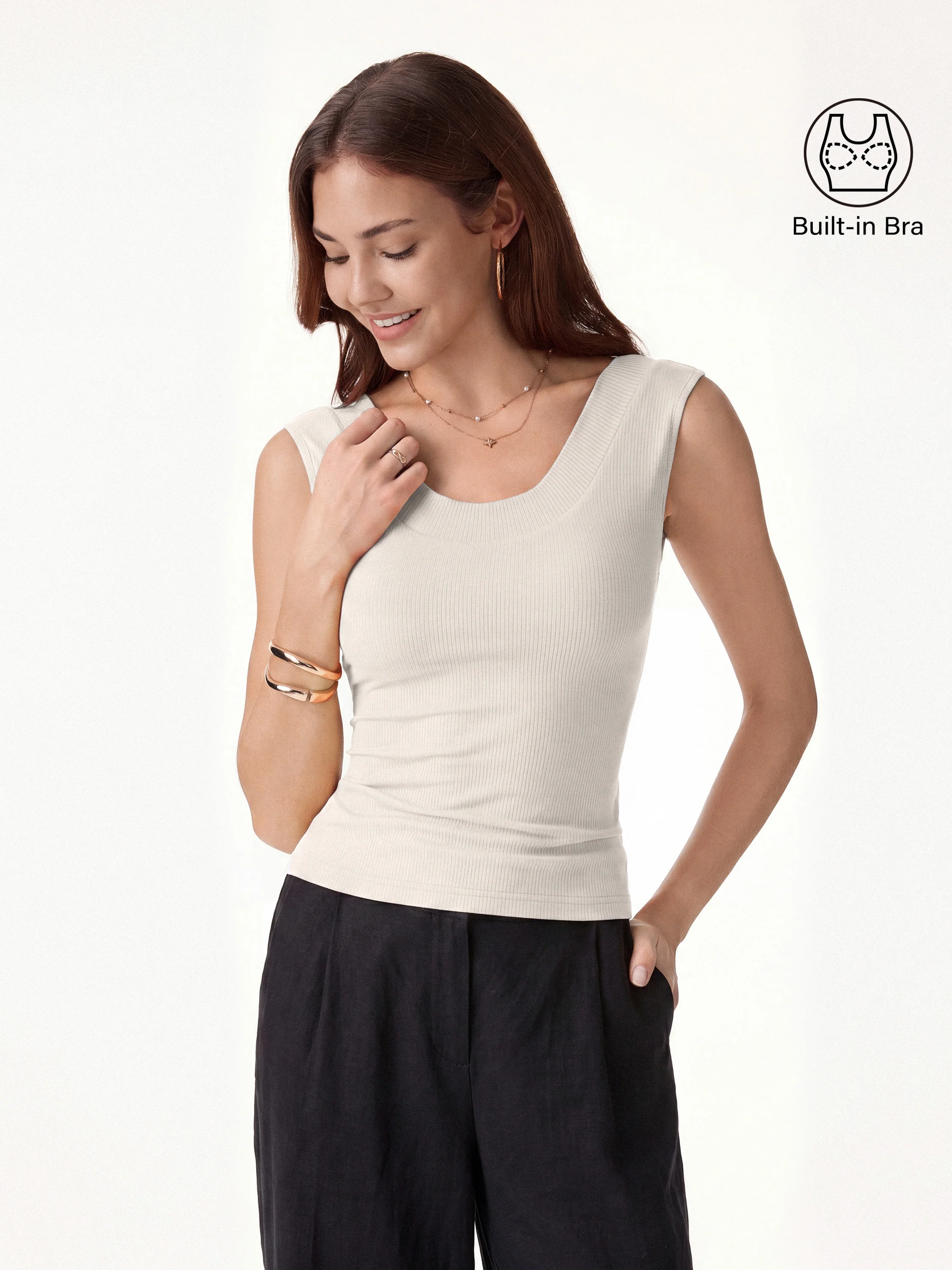 CoolTouch U-Neck Bra Tank - Image 10