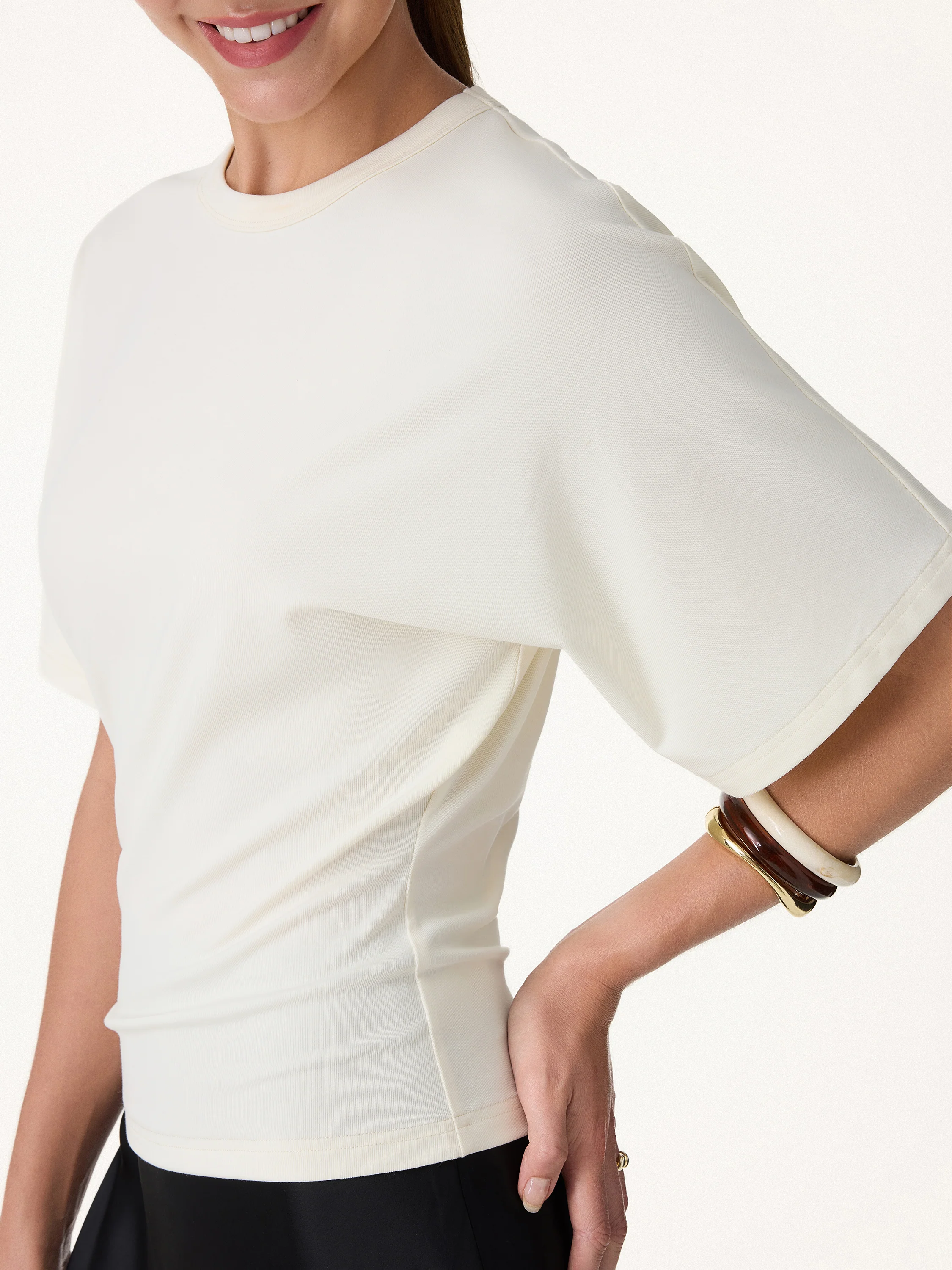 Elevated Cotton-Blend Essential Tee - Image 6