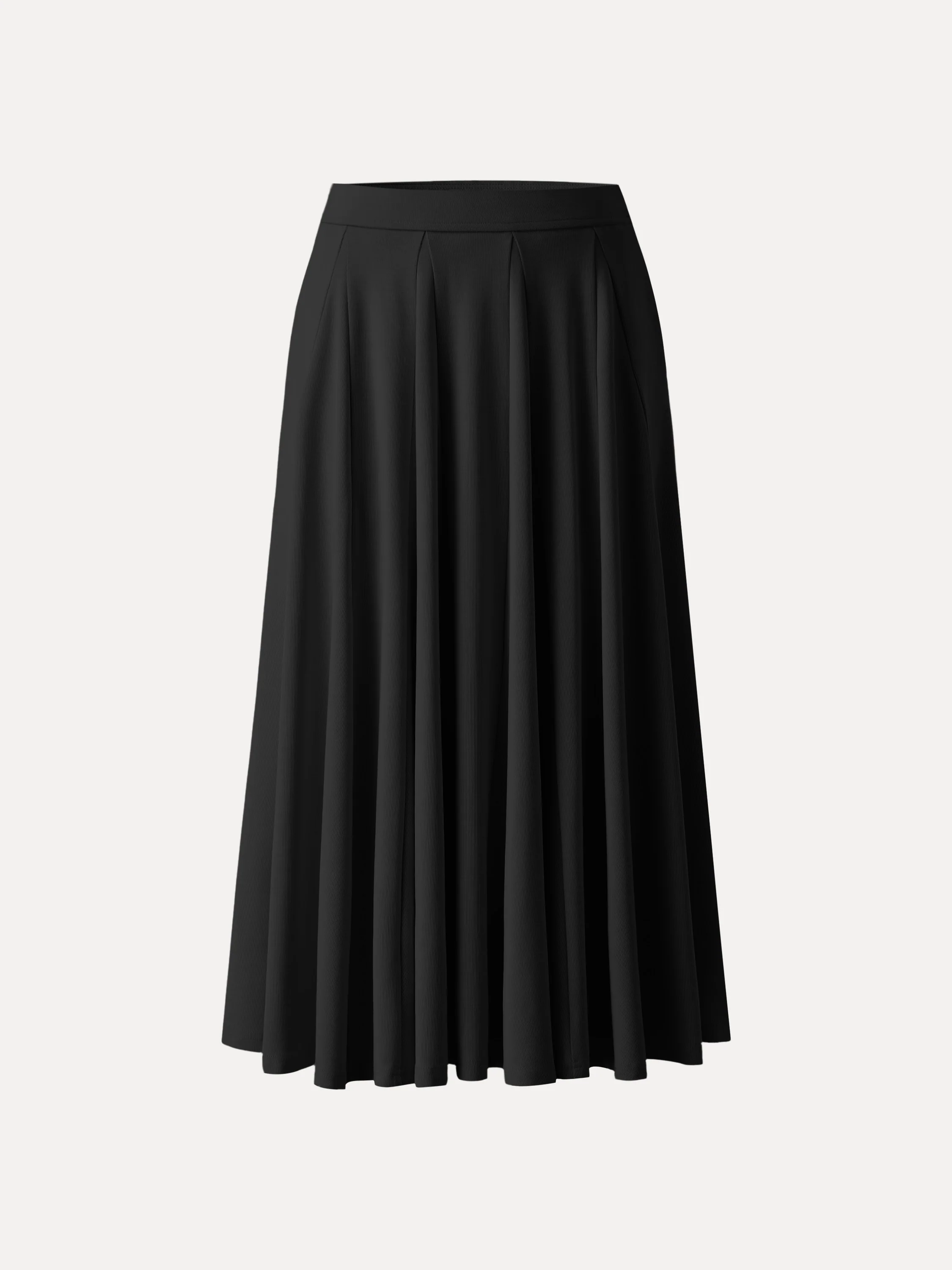 Lyocell Blend Volume Skirt with Pockets - Image 10