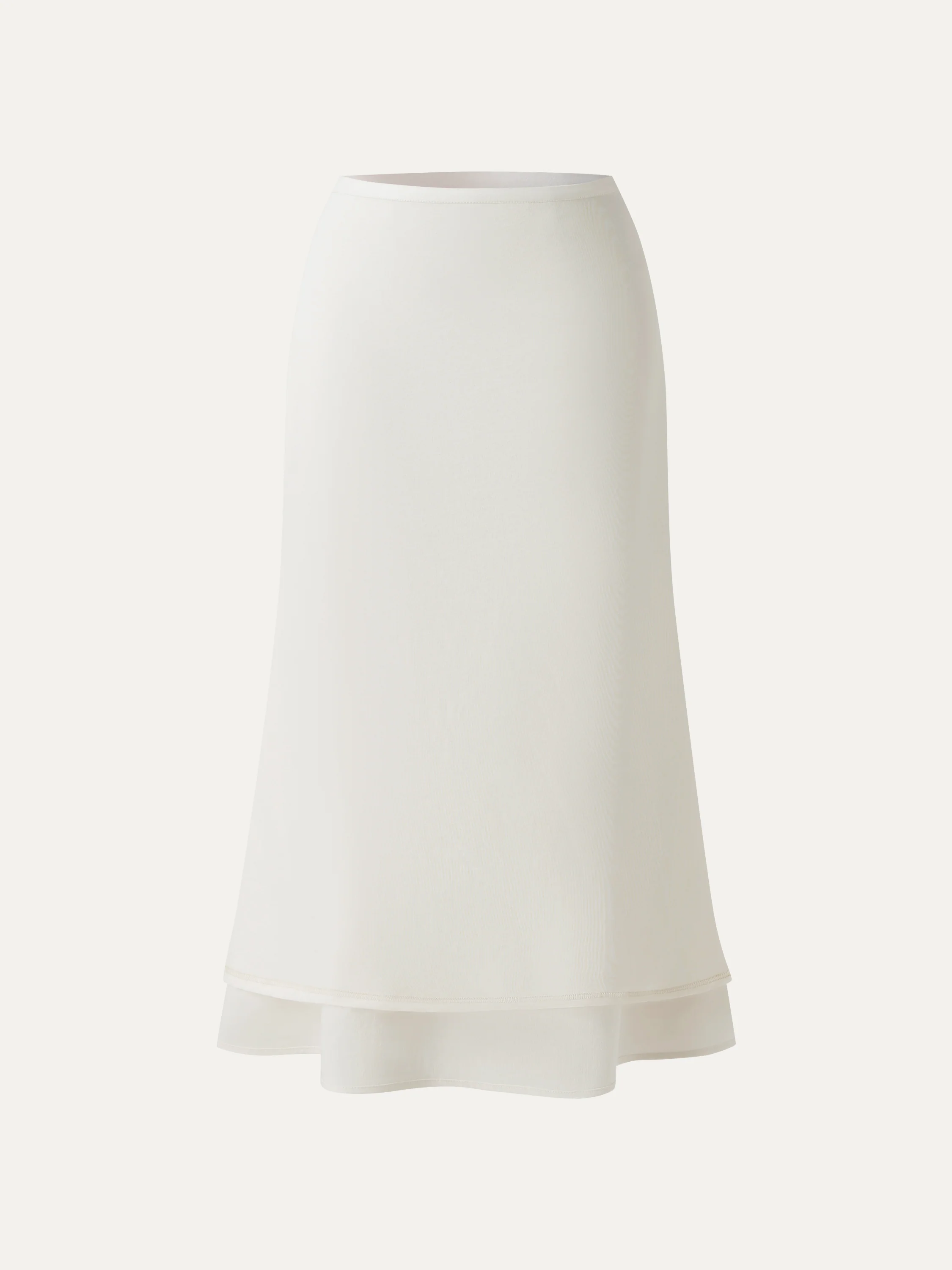 Lyocell-Linen Blend Maxi Flared Pull-On Skirt - Image 6