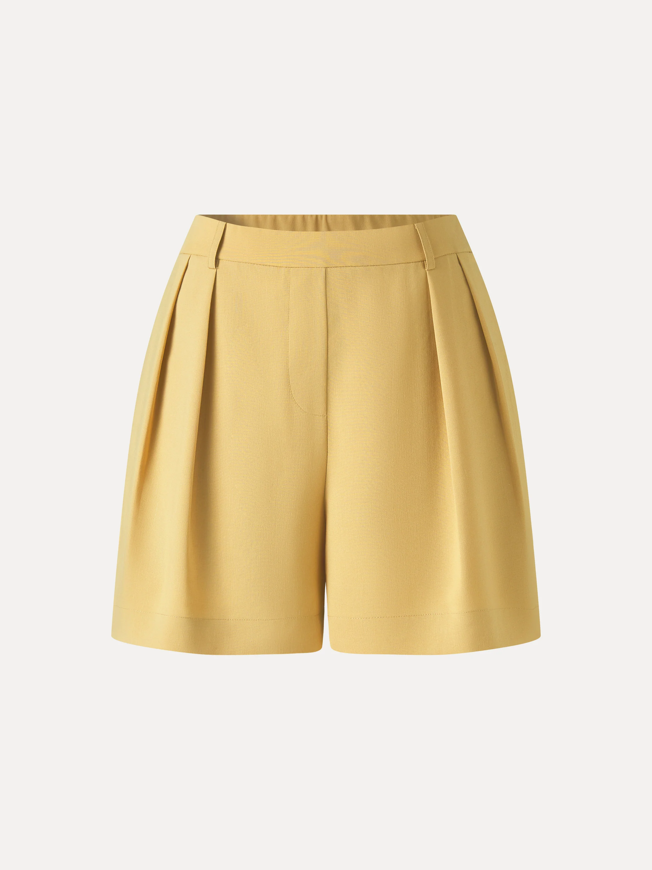 Lyocell-Linen Tailored Shorts with Pockets - Image 10
