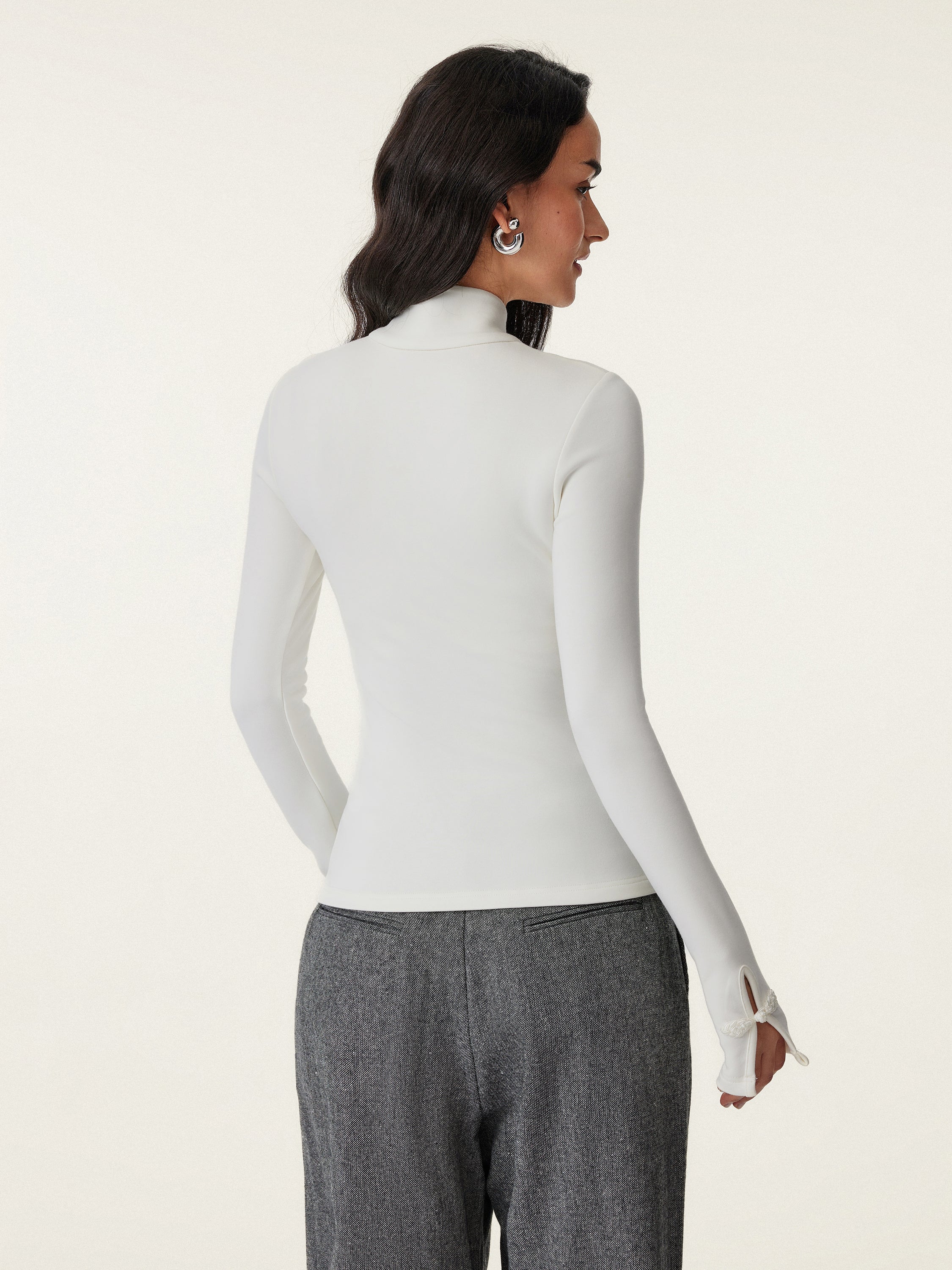 Mandarin Collar Frog Button Bra Top Limited Edition - Image 4