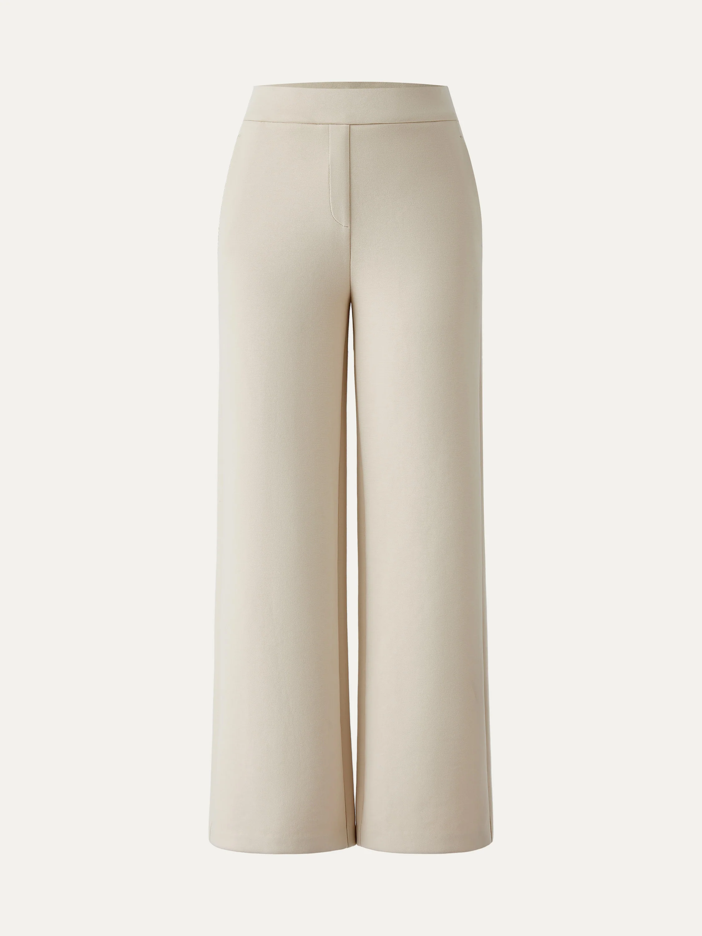 Textured Mid Rise Pull-on Straight Pant with Pockets - Image 7