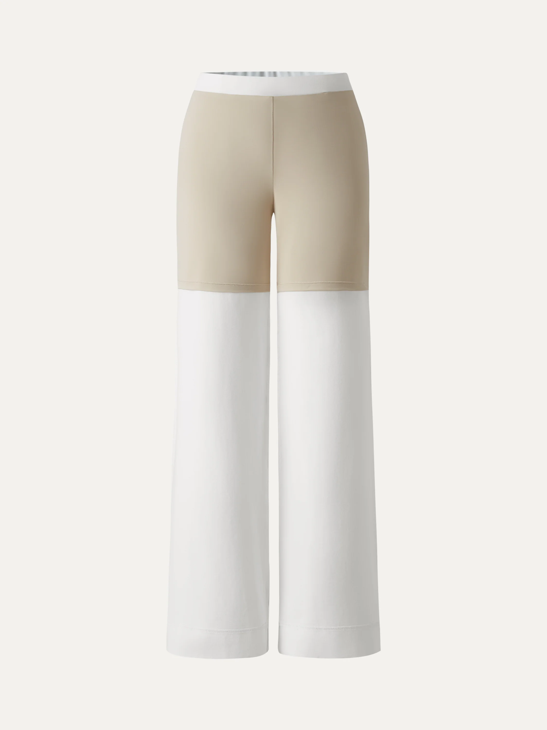 Not-See-Thru Drapey Mid Rise Wide Leg Pull-on Pant with Pockets - Image 6