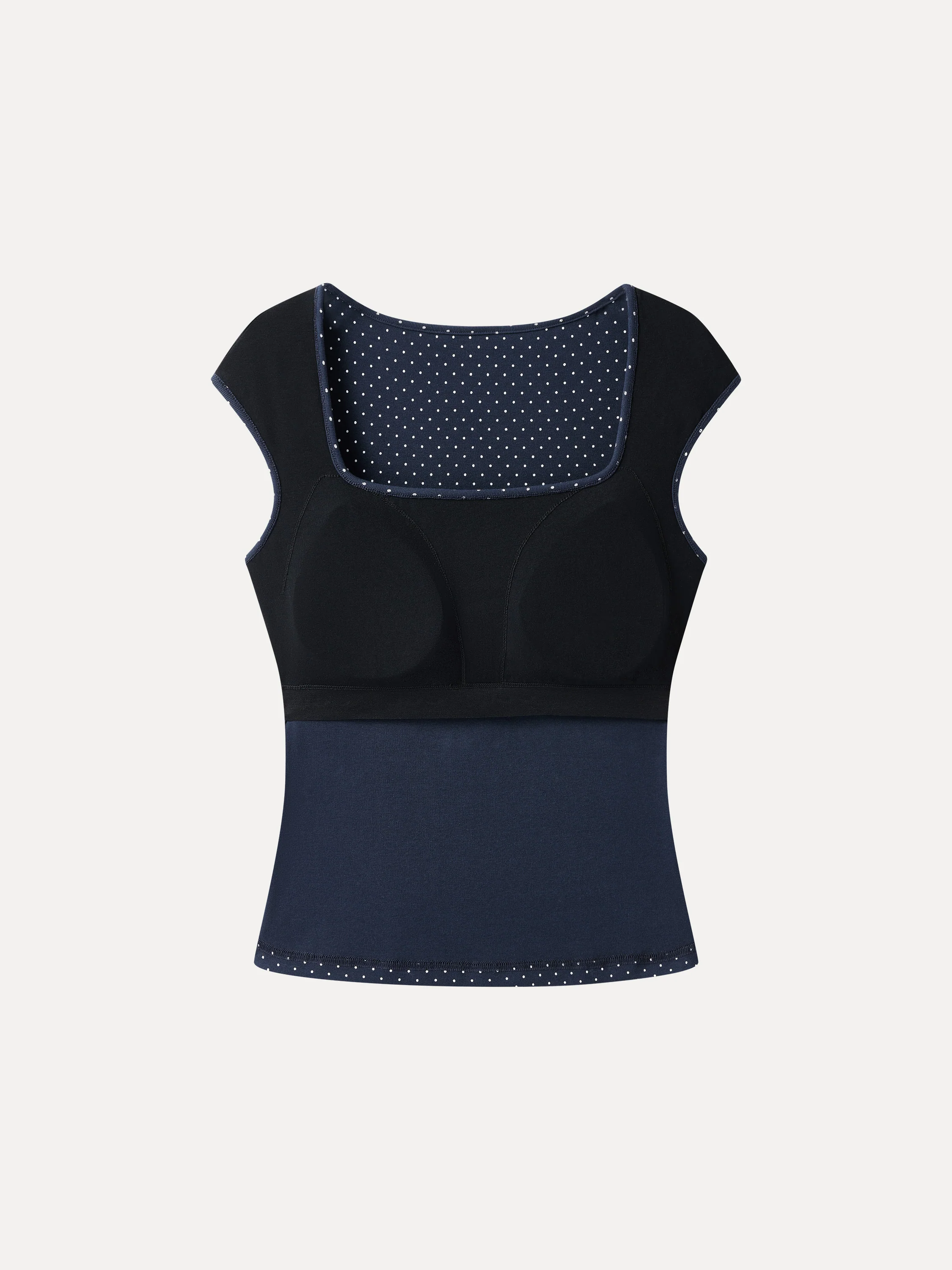 Polka Dots Square Neck Bra Top - Image 6