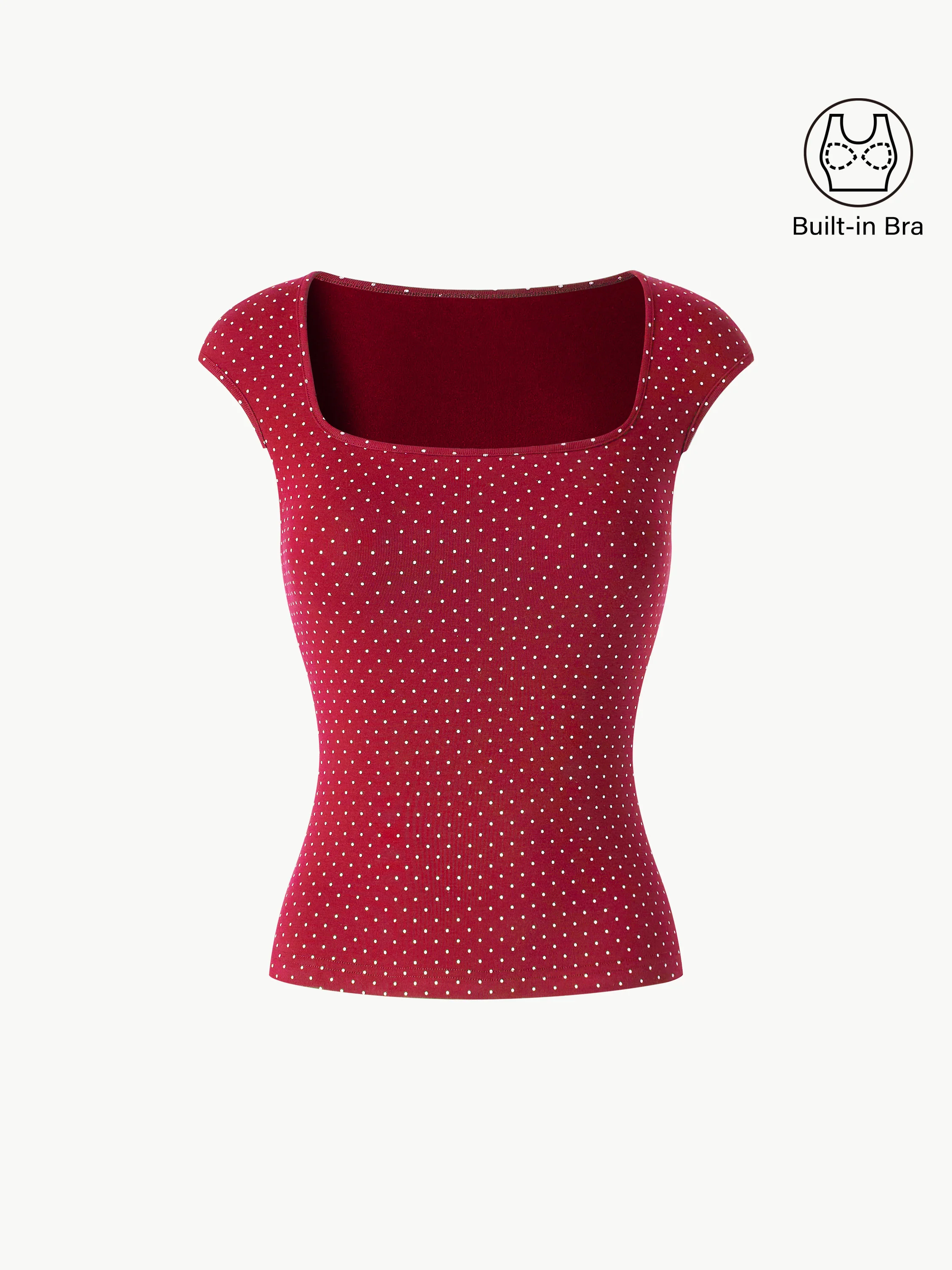 Polka Dots Square Neck Bra Top - Image 8