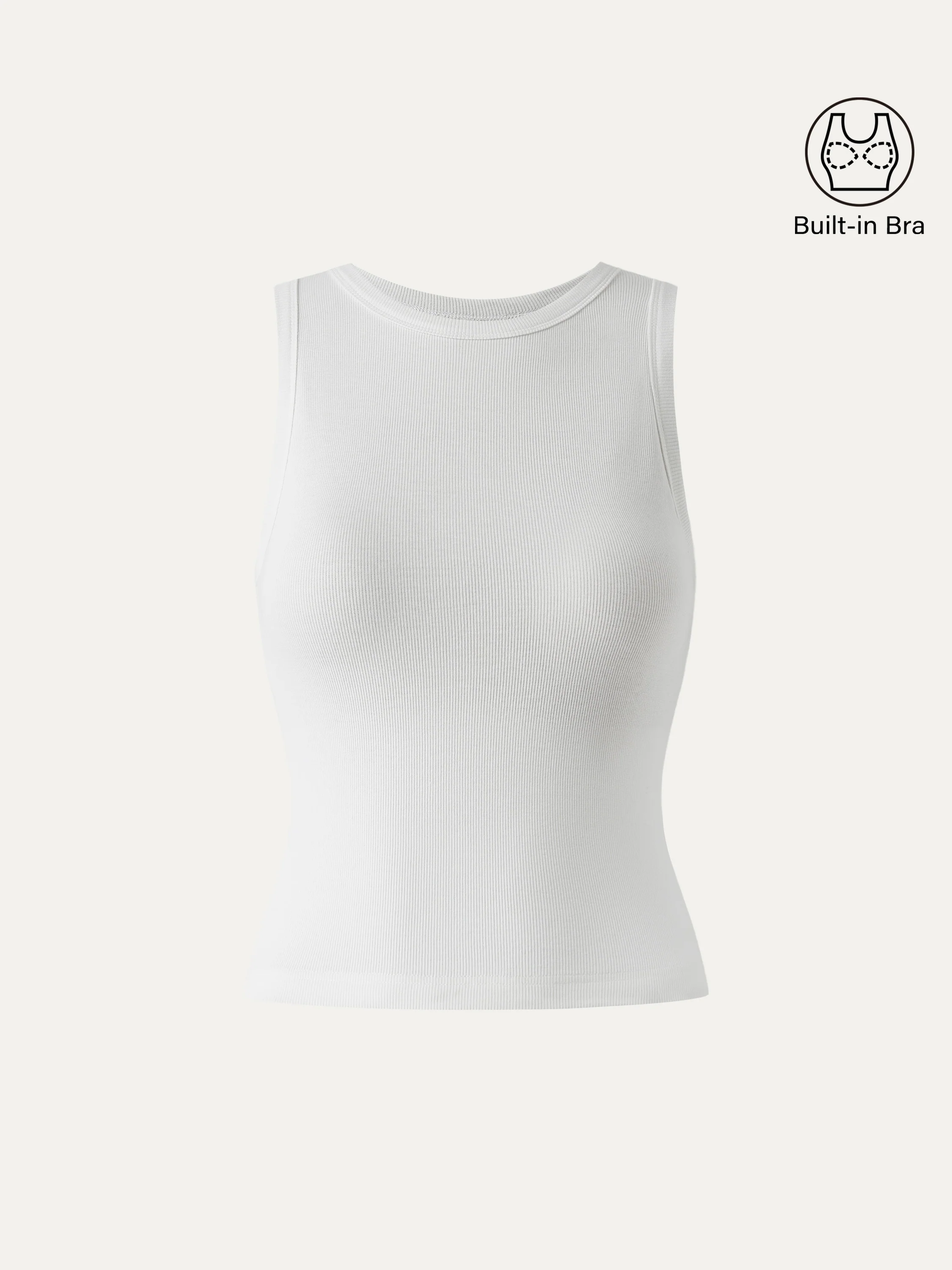 Crewneck Cotton New Airy Bra Tank - Image 7