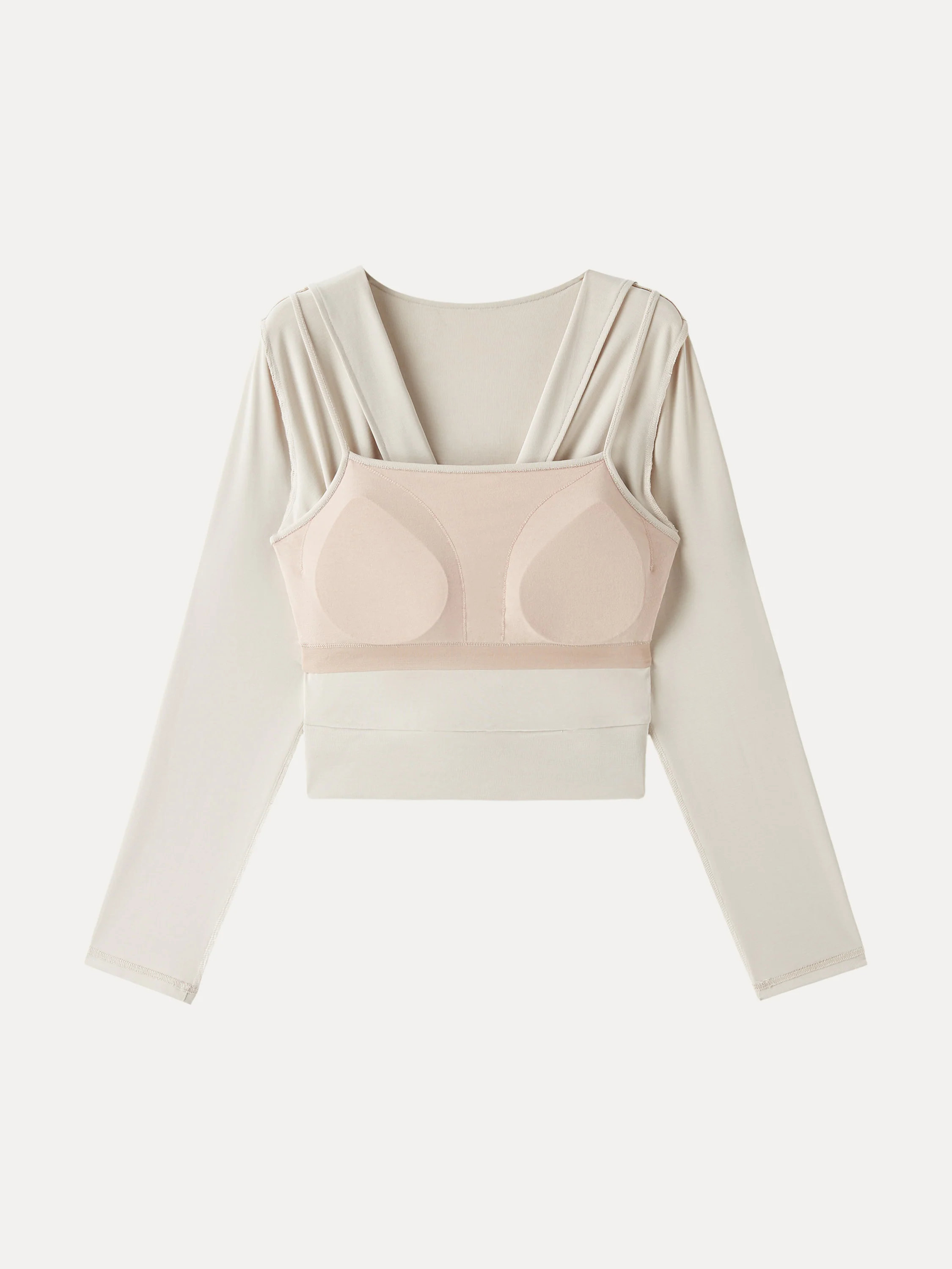 Sandwashed Modal 2-in-1 Wrap Bra Top - Image 7