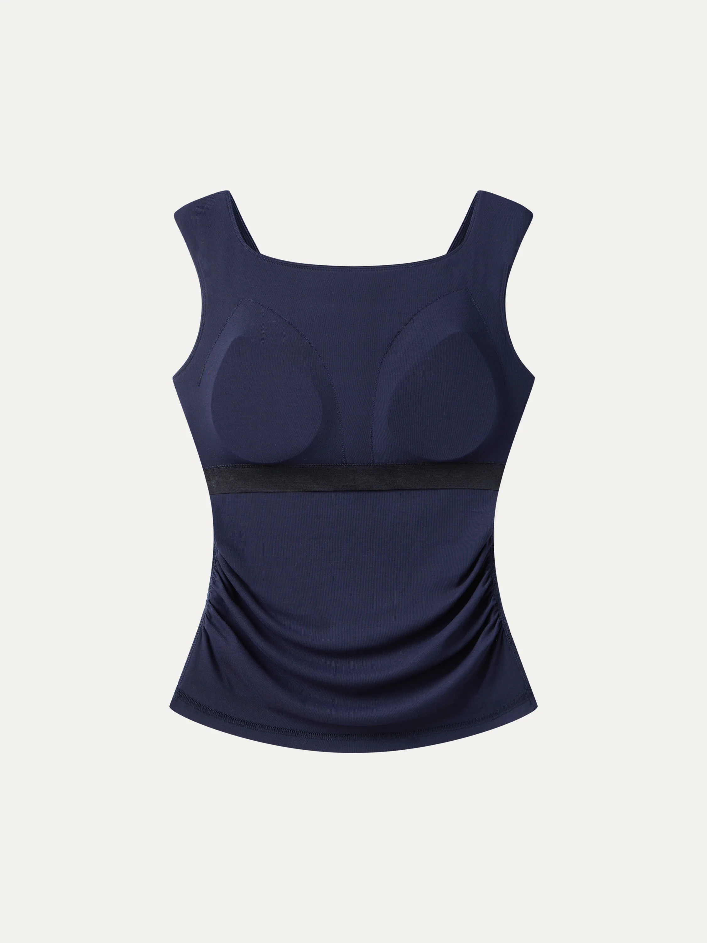Boatneck Low Back Gathered Bra Top - Image 6