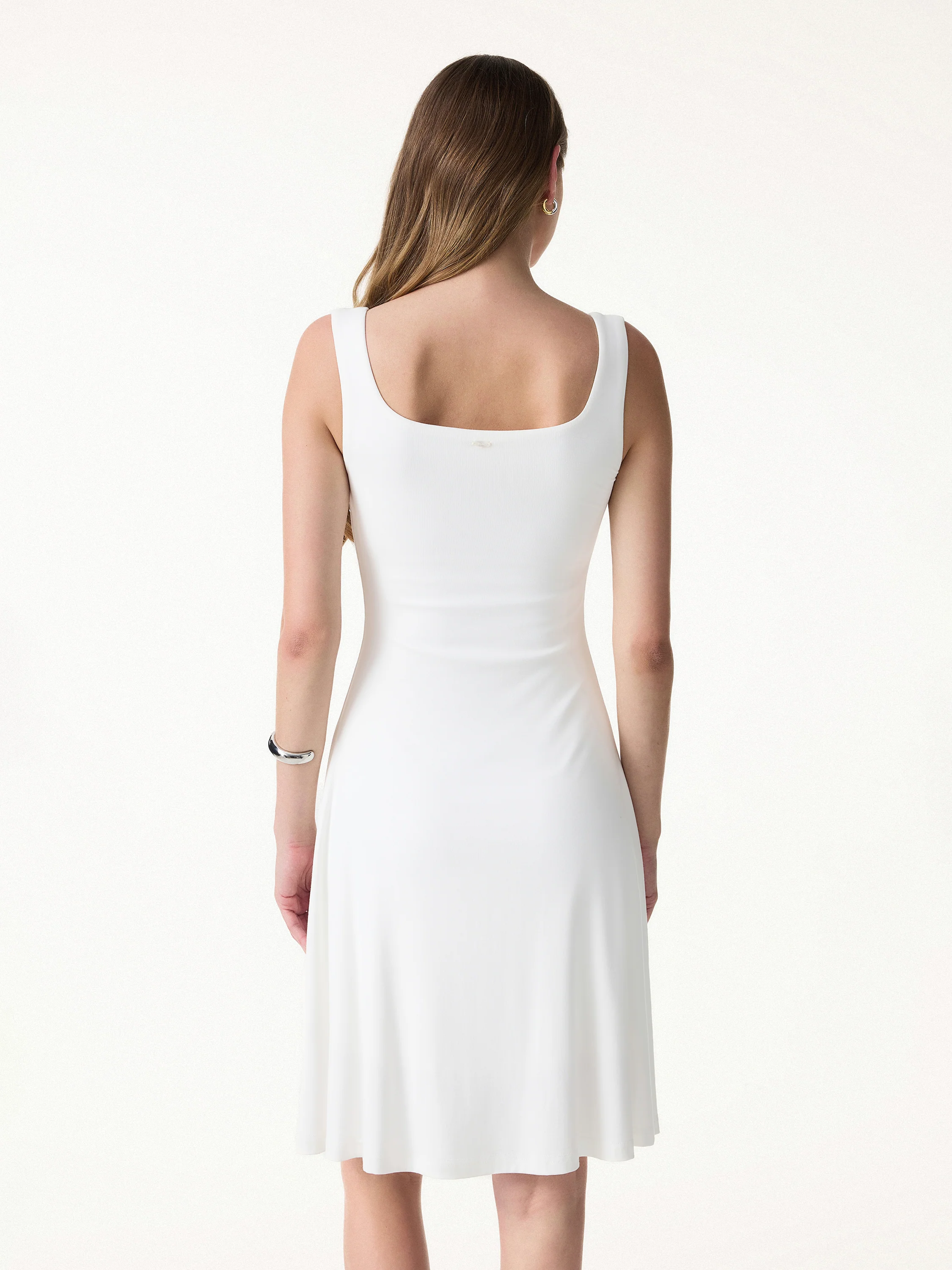 SkinKiss Cooling Square Neck Mini Bra Dress - Image 4