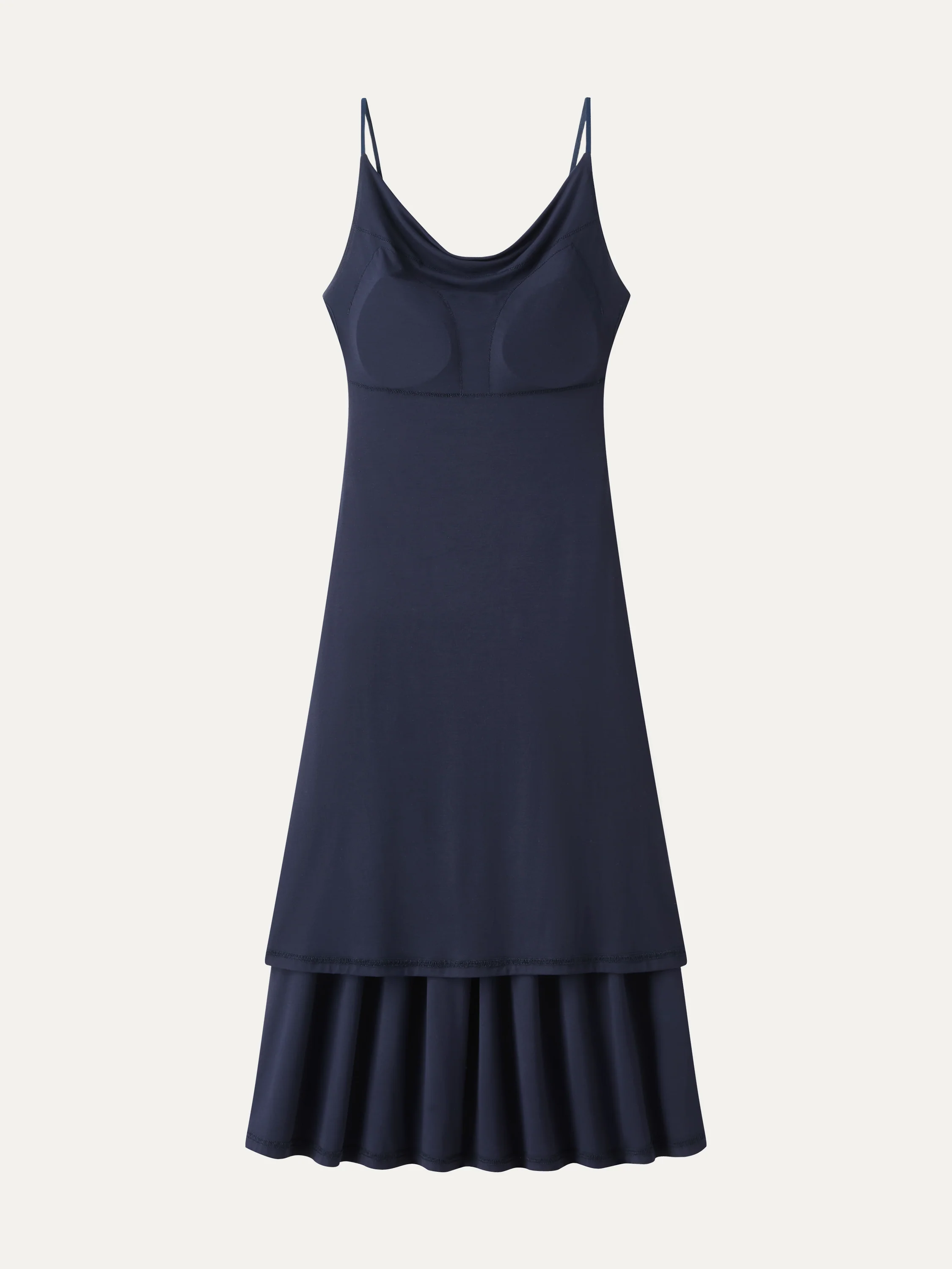 SkinKiss Cowl Neck Open-Back Midi Bra Dress - Image 6