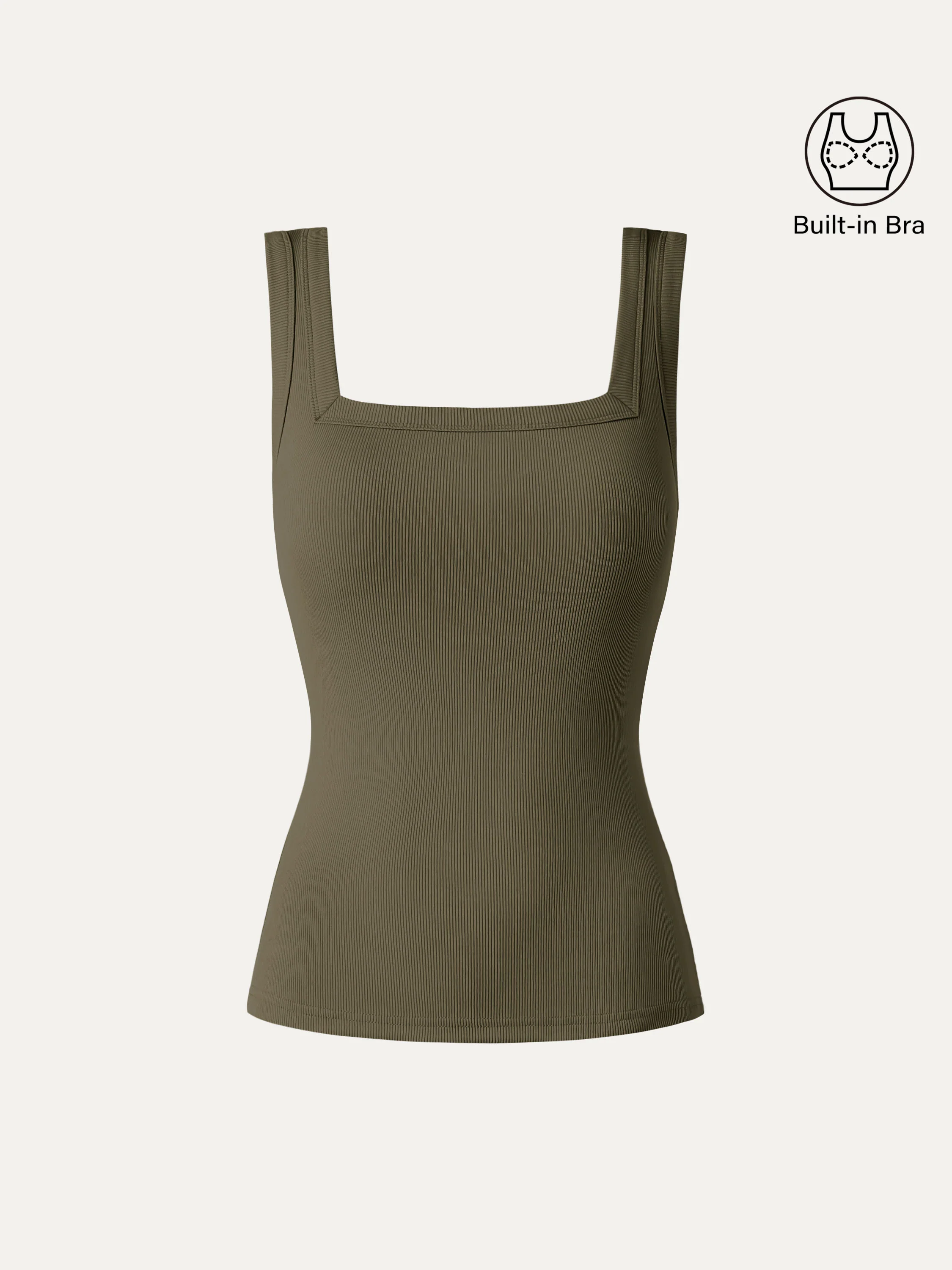 Slinky Square Open-Back Bra Tank Top - Image 12
