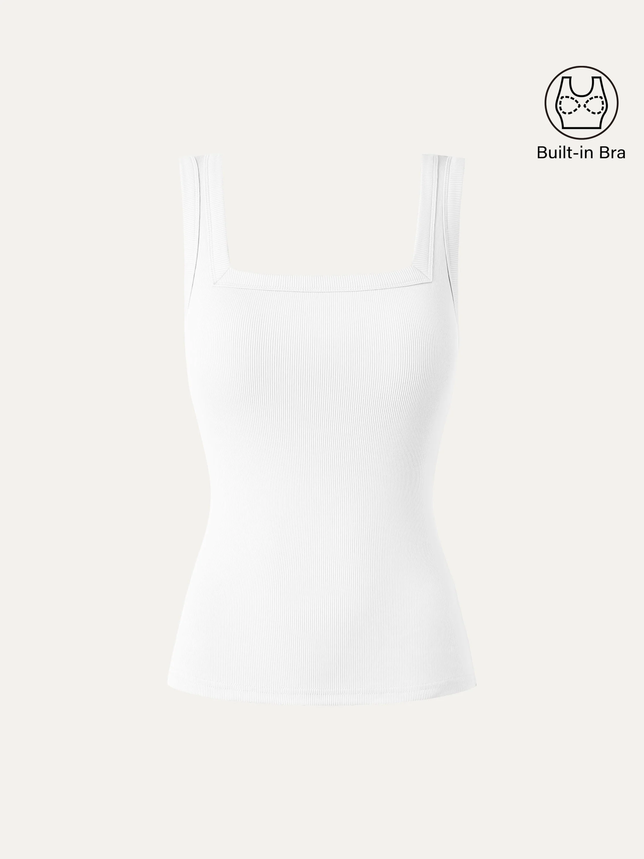 Slinky Square Open-Back Bra Tank Top - Image 8