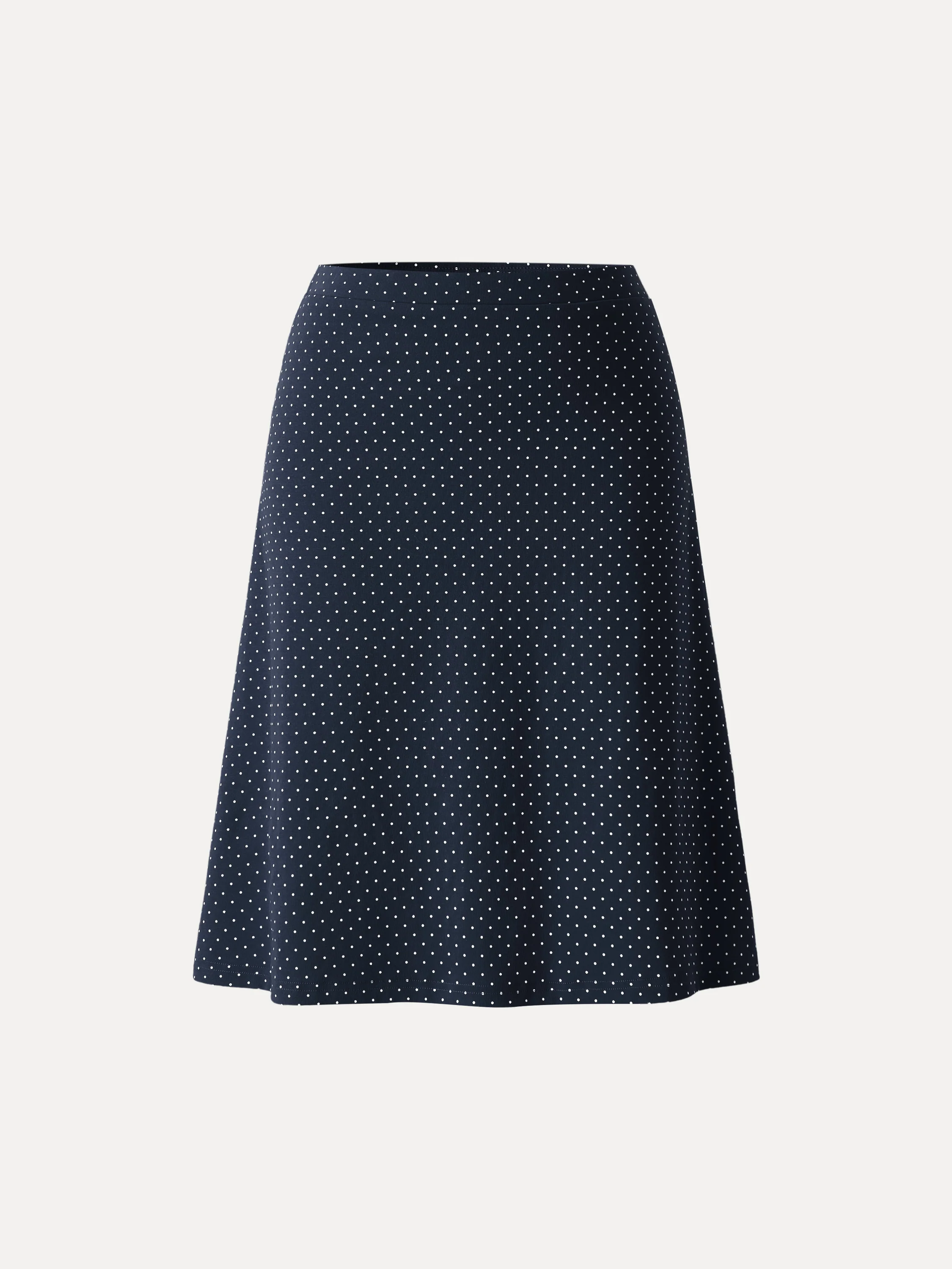 Stretch Cotton Polka Dot A-Line Flare Skirt Limited Edition - Image 13