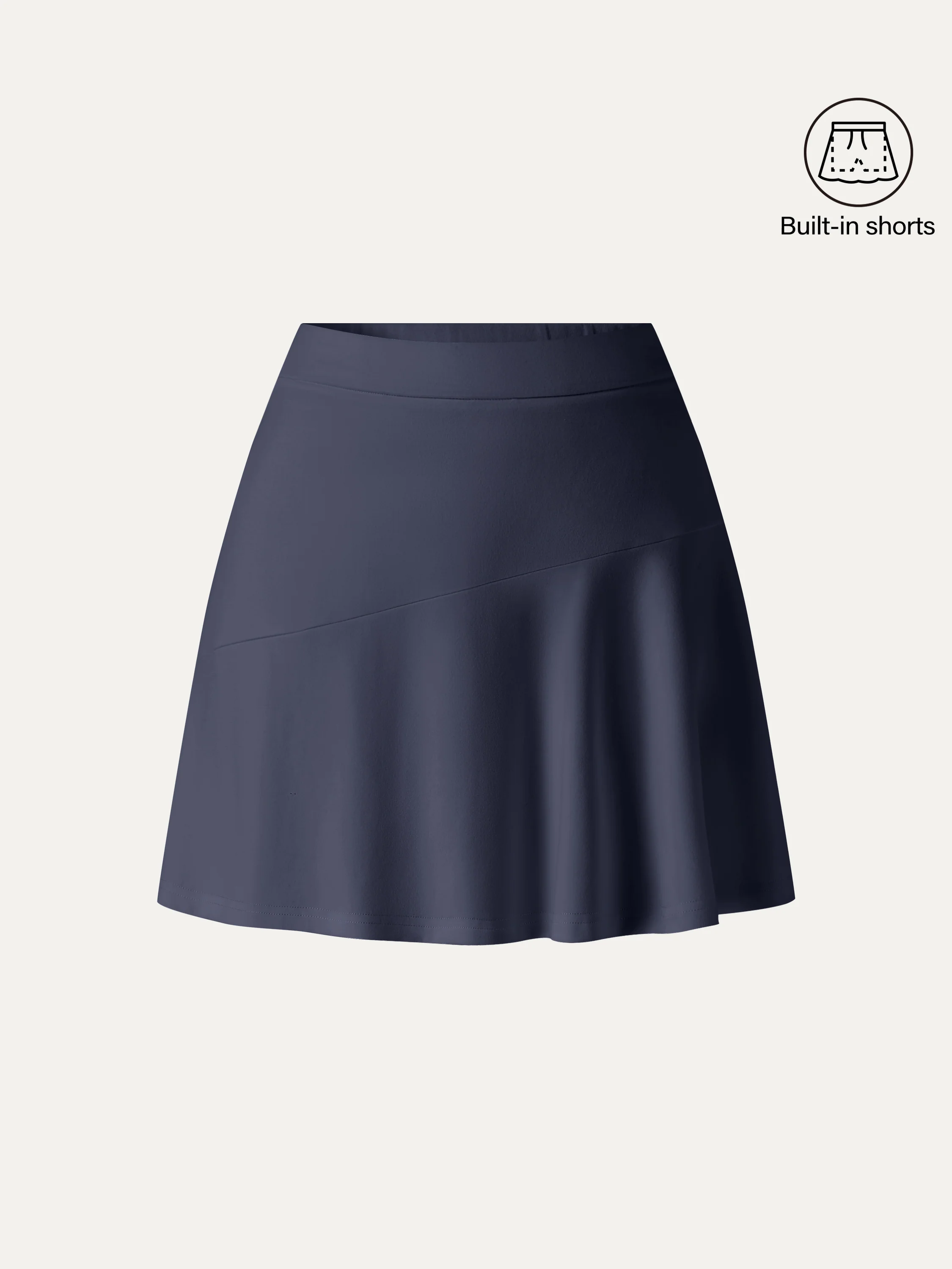 Stretch Ponte Mid Rise Pull-on Skirt - Image 10
