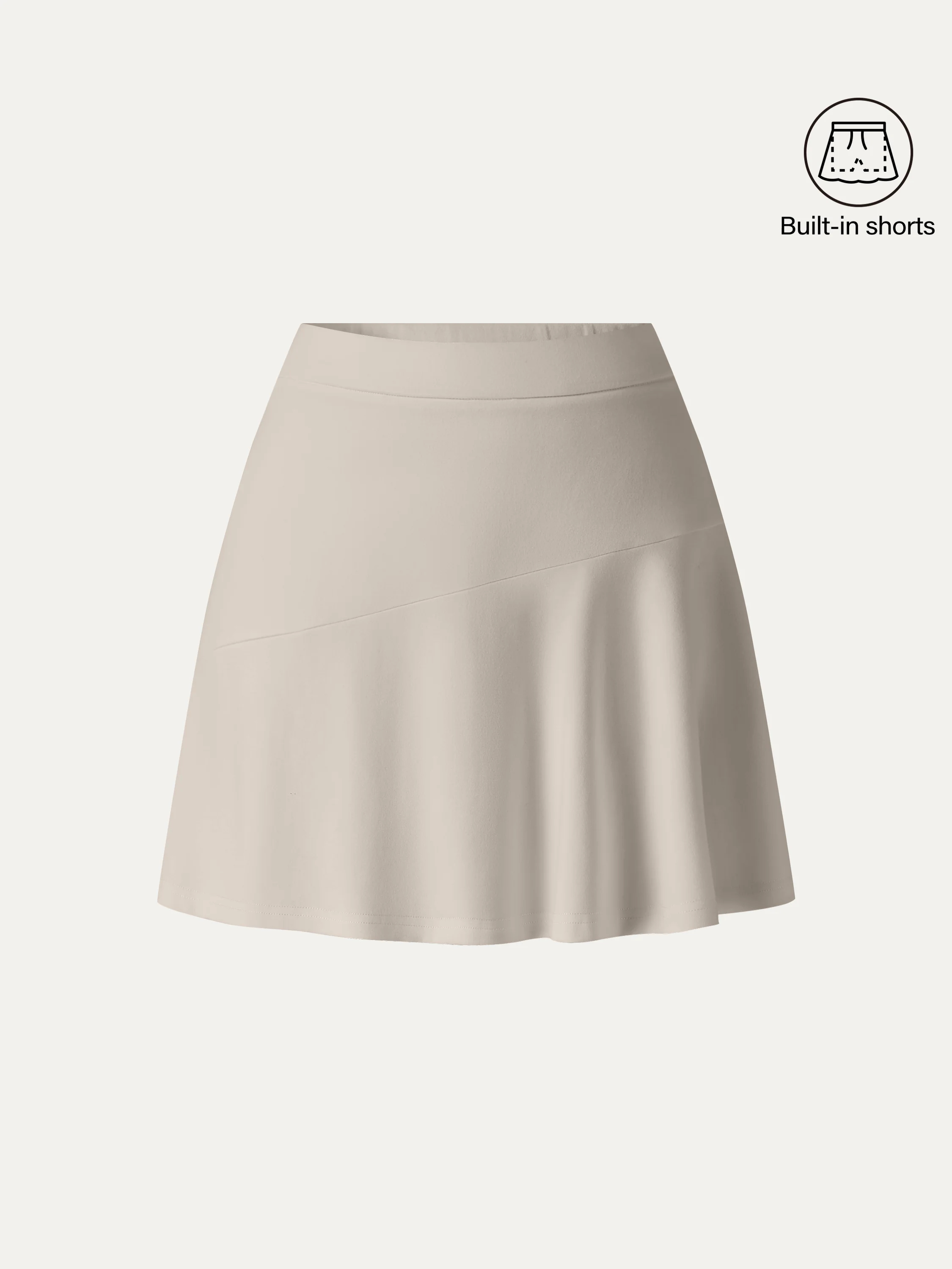 Stretch Ponte Mid Rise Pull-on Skirt - Image 7
