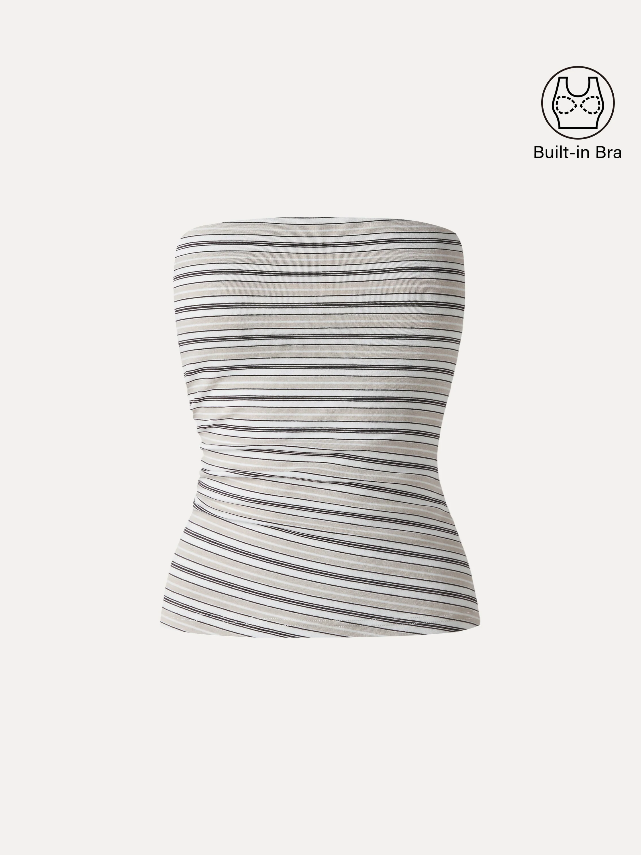 Striped Bra Tube Top - Image 9