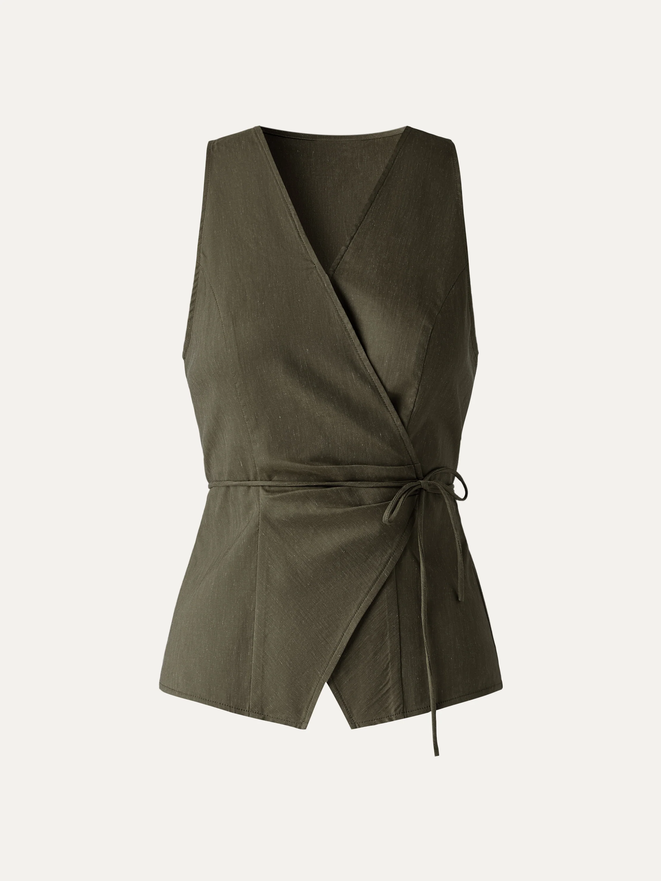 Wrap Top with Self-Tie - Image 7