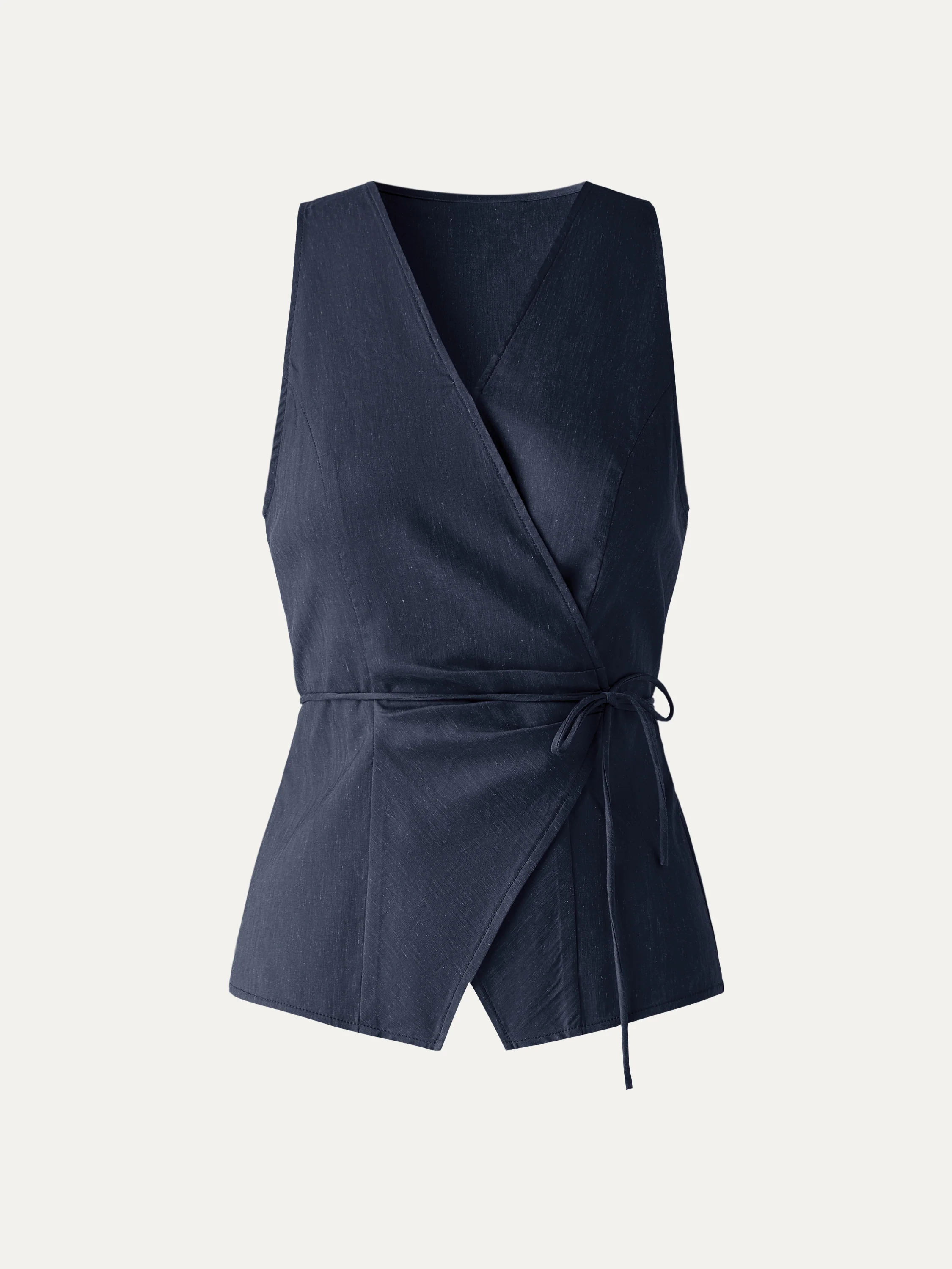 Wrap Top with Self-Tie - Image 9