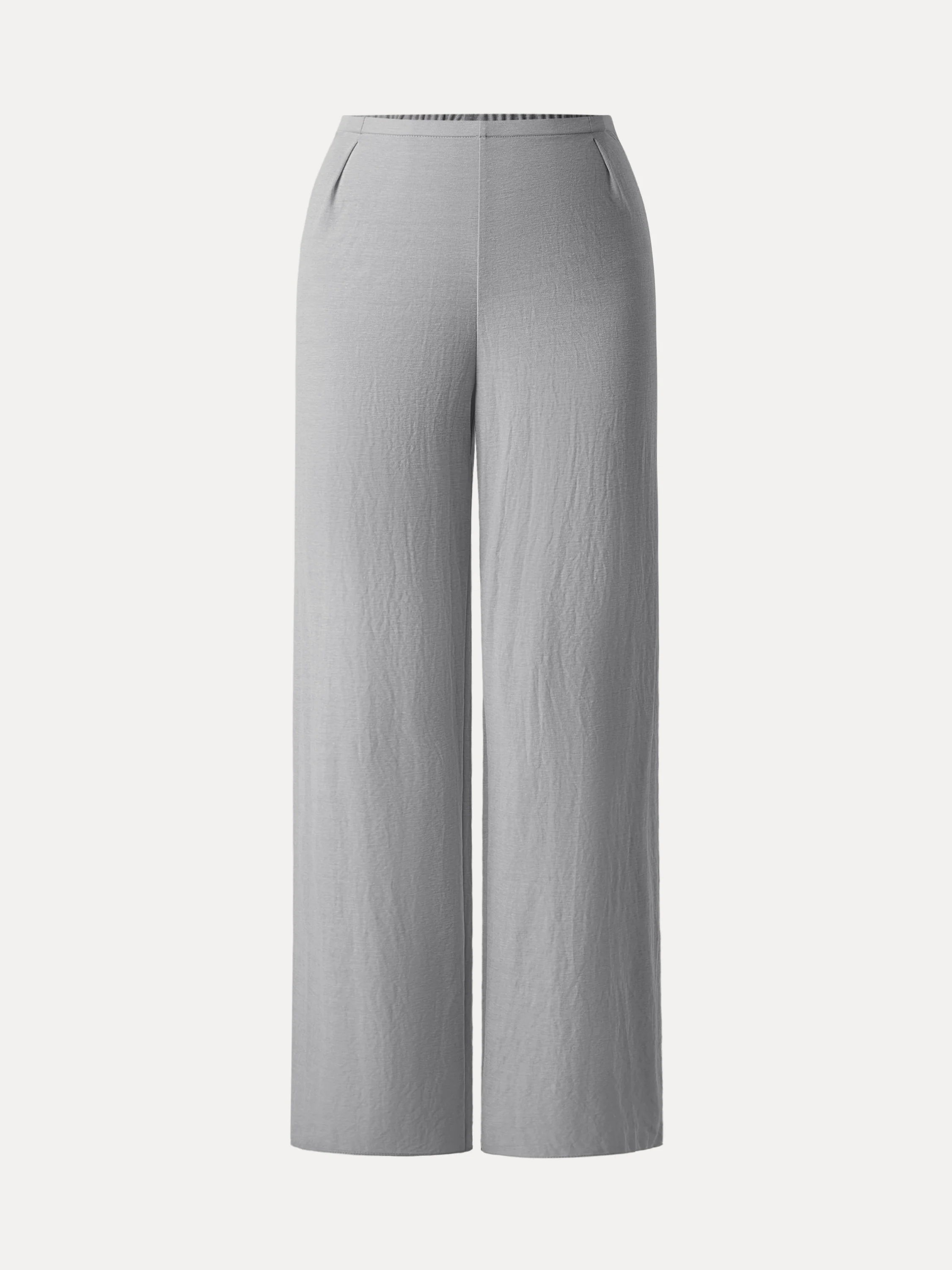 Breathable Cotton-linen Mid Rise Straight Leg Pant - Image 7