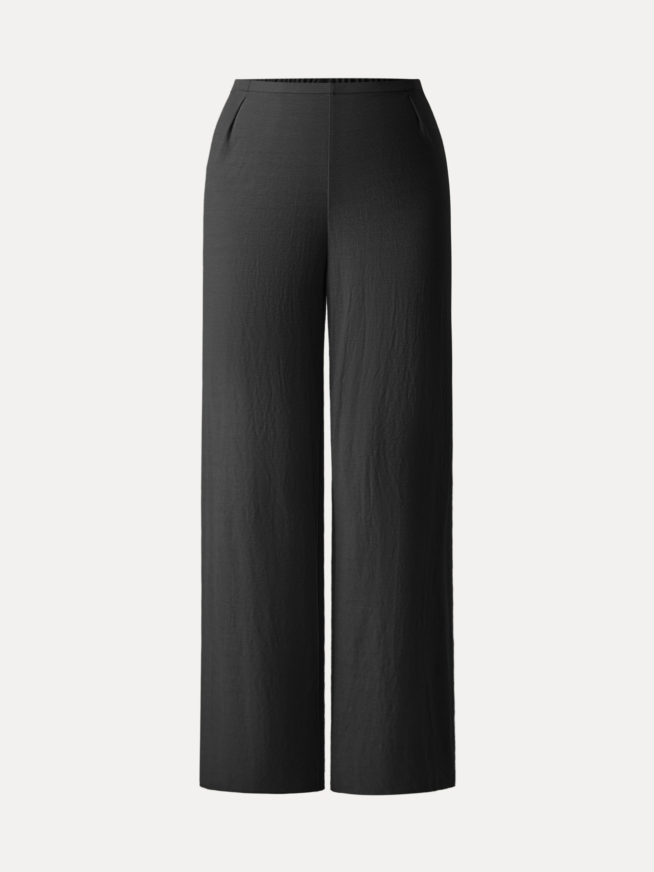 Breathable Cotton-linen Mid Rise Straight Leg Pant - Image 11