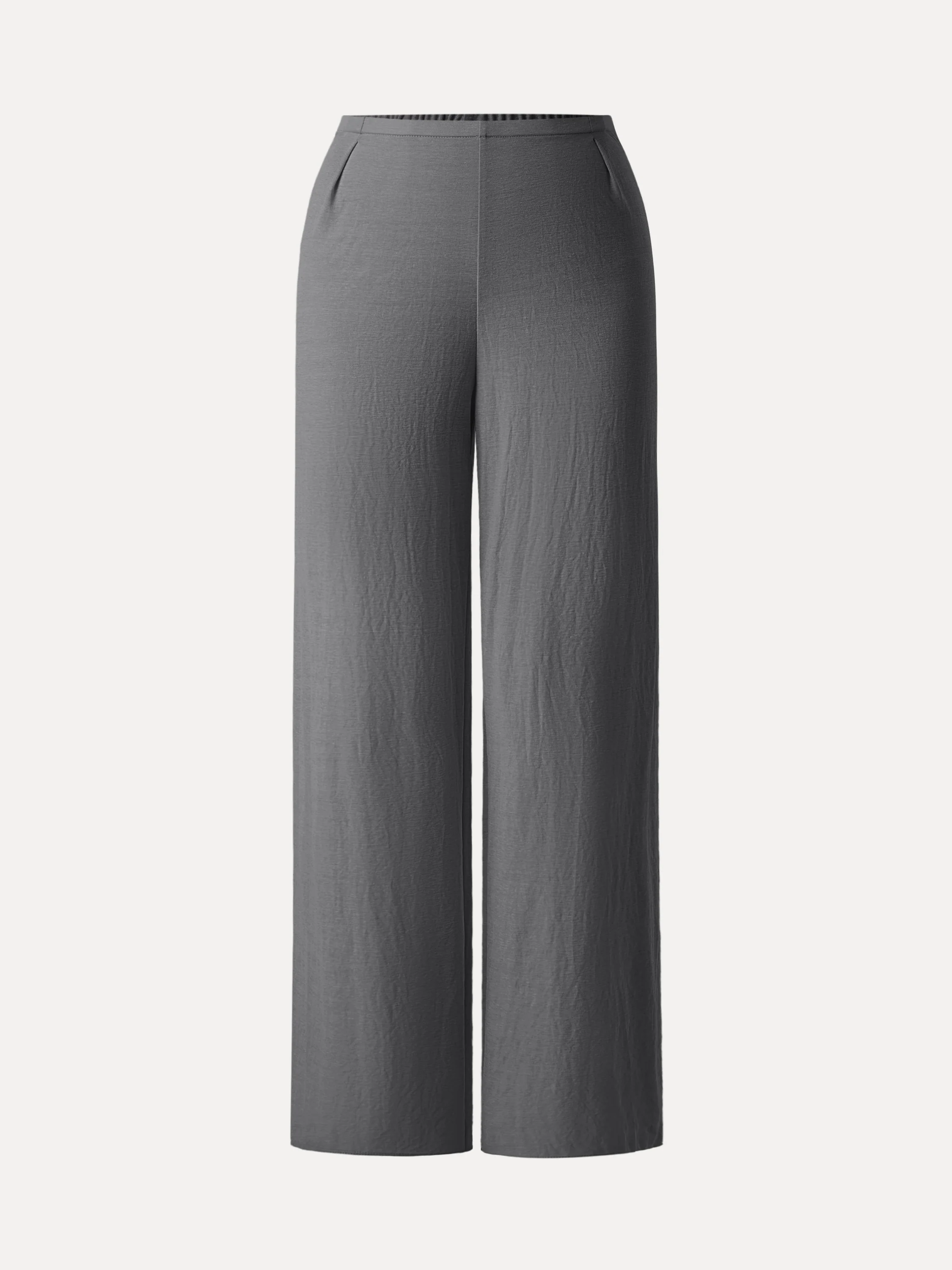 Breathable Cotton-linen Mid Rise Straight Leg Pant - Image 13