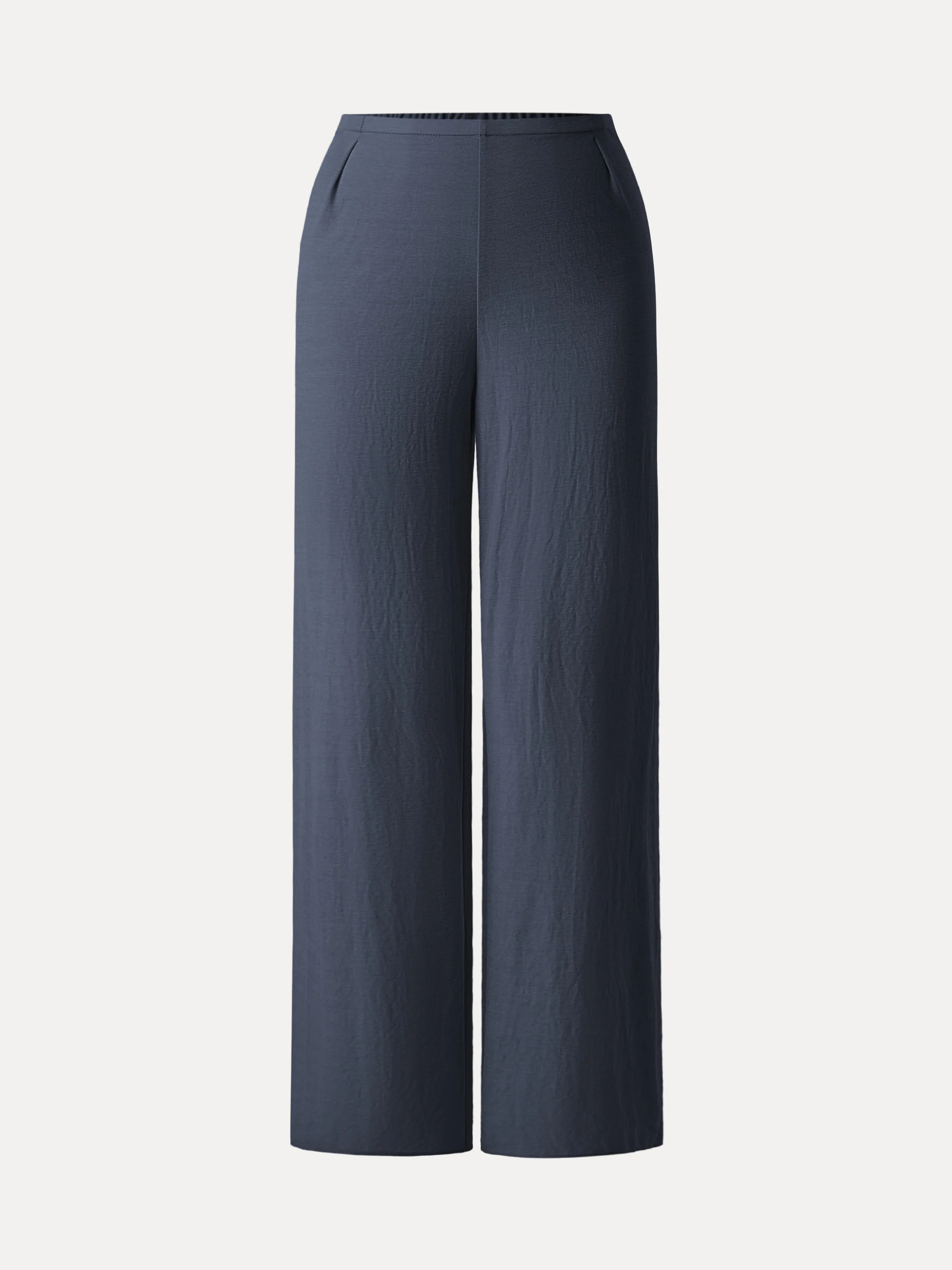 Breathable Cotton-linen Mid Rise Straight Leg Pant - Image 9