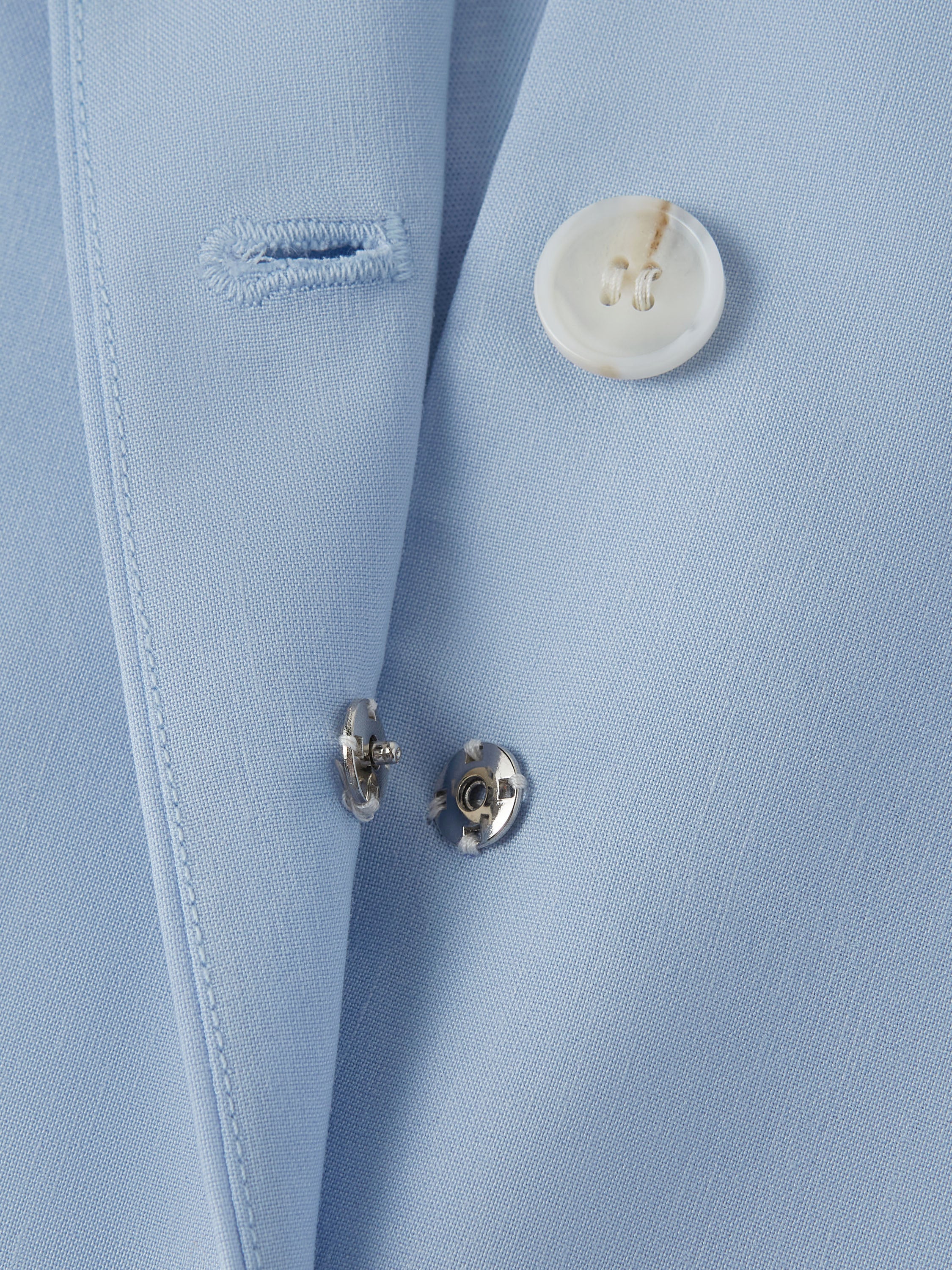 Linen Summer Waistcoat with Pockets - Image 5